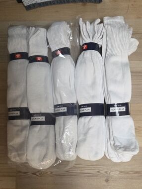 White Men's Diabetic Compression Socks